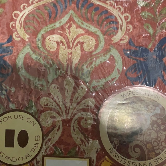 Laminated Fabric Tablecloth in package. - Picture 4 of 4